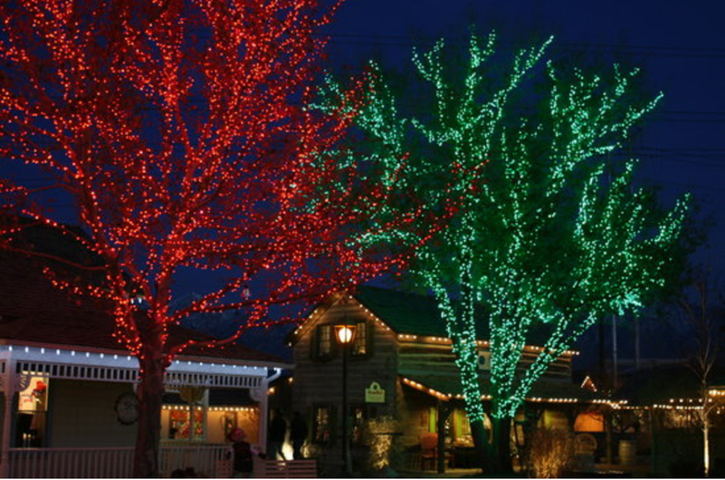 christmas lights Gardner Village midvale